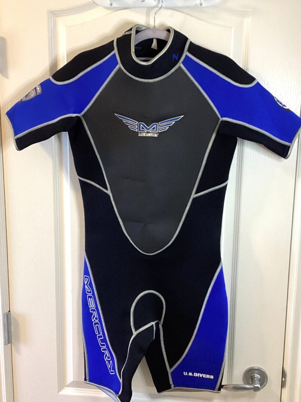 U.S. Divers Mercury 3/2 Titanium Shorty Short Sleeve & Leg Wetsuit Size S
